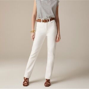 J. Crew Classic straight jean in white